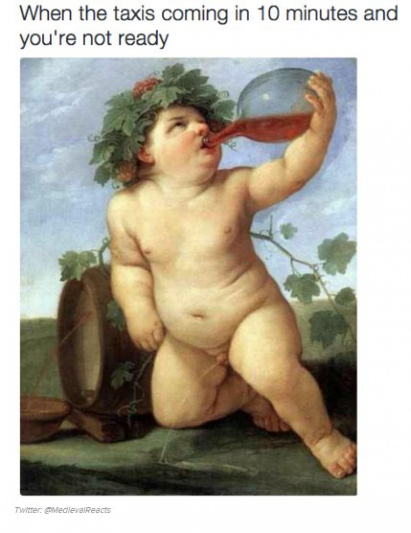 Hurry up!!!-15 Art History Reactions That Are Sure To Make You Laugh