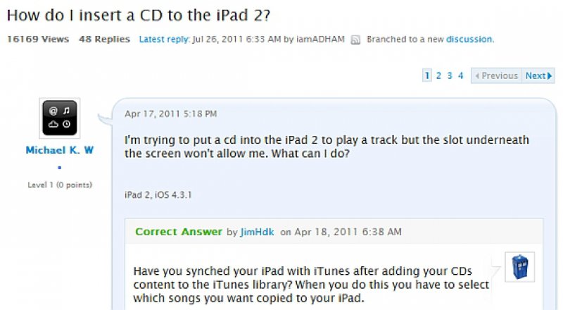 This Troll Question Found at Apple Support Forum-11 Times Customers Perfectly Trolled Brands On The Internet