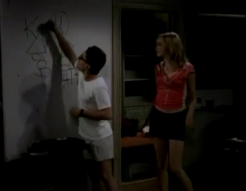 Katie at the apartment-The Big Bang Theory Unaired Pilot Episode