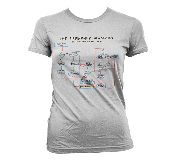Friendship Algorithm-Best Sheldon Cooper T-shirts
