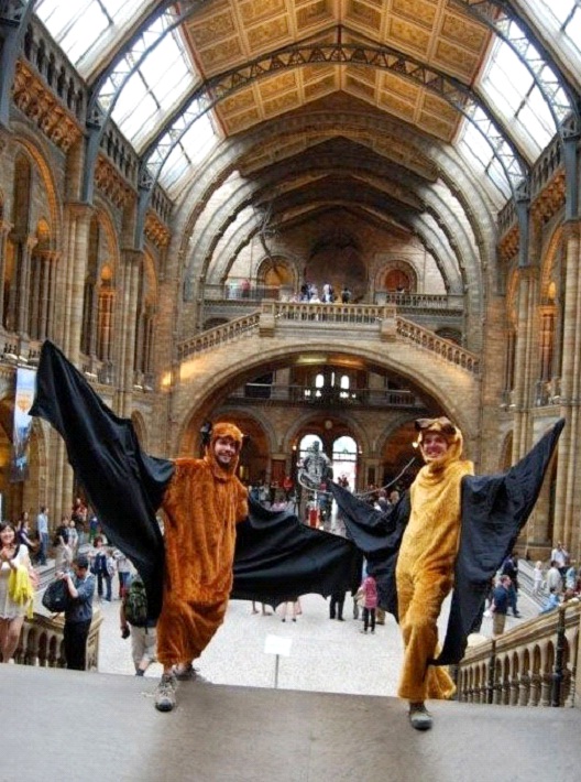 Costume Bats-People Caught Having Fun At The Museum