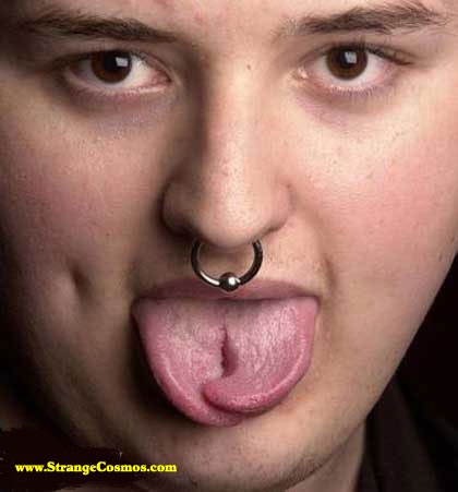 Strange-Bizarre Tongue And Tooth Piercings