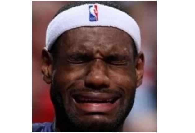 LeBron James-Ugly Celeb Cry Faces