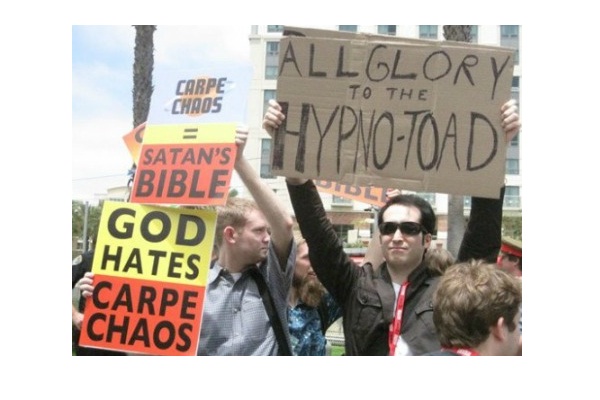 Hail hypno-toad-Geeky Protest Posters