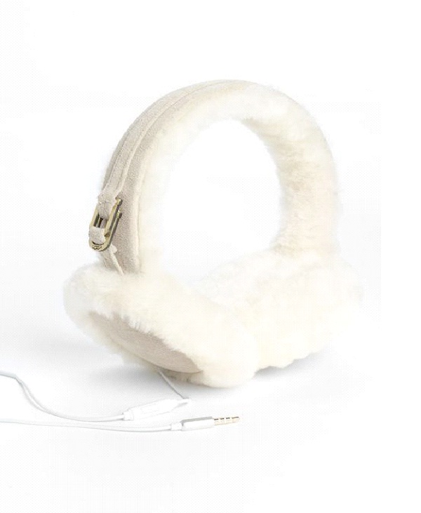 Uggs Australia Leather & Shearling Tech Earmuffs with Headphones-Christmas Gift Ideas