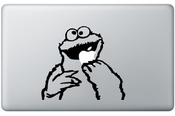 Cookie Monster-Funny MacBook Stickers