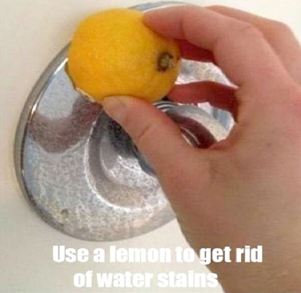Lemon For Water Stains-Simple But Genius Ideas