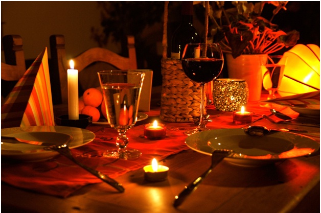 Have A Candlelit Dinner-Enjoyable Things To Do During Electricity Blackout