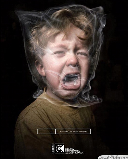 Second Hand Smoke-24 Most Creative Anti-Smoking Ads