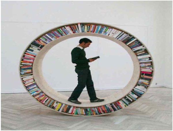 Round Bookshelf-Coolest Bookshelves