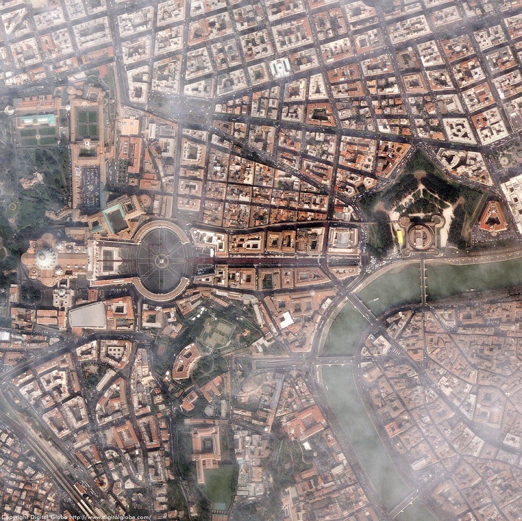 Vatican City-How Our World Appears To A Bird