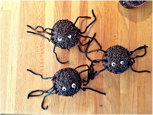 Spider Cupcakes-Halloween Cupcakes