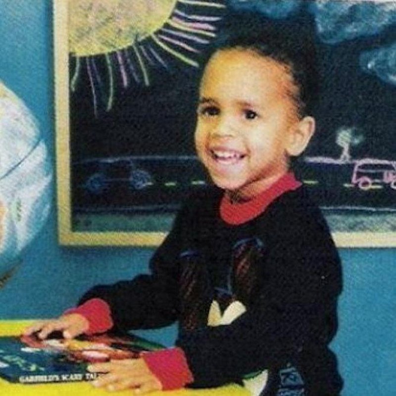 Chris Brown-15 Cutest Childhood Photos Of Famous Celebrities