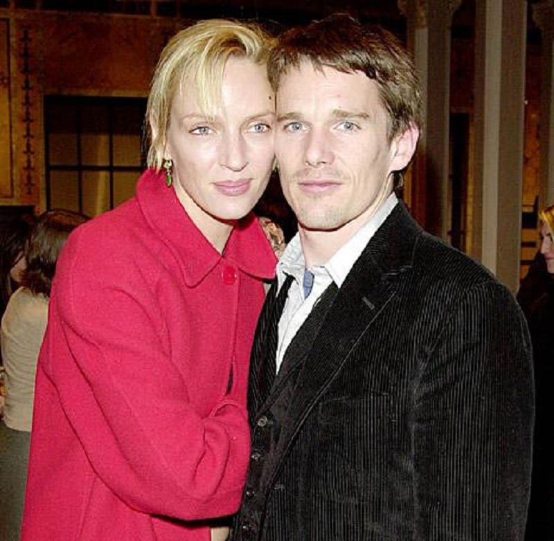 Ethan Hawke cheated on wife Uma Thurman with their Nanny-15 Celebrities Who Cheated On Their Partners