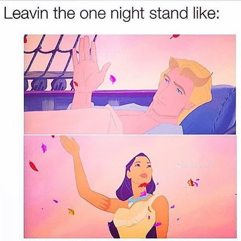 Leaving The One-night Stand!-15 Hilarious Disney Memes That Will Make You Lol
