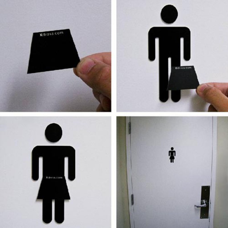 Swap Restroom Signs-15 Hilarious Office Pranks You Can Try On Your Coworkers