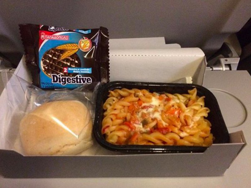 Aegean Airlines (Greece) -15 Airlines And The Food Served In The Economy Vs. Business Class