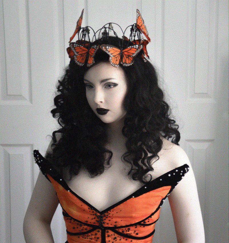 Gothic Butterfly Costume-Meet The Girl Who Sews Her Own Cosplay Dresses