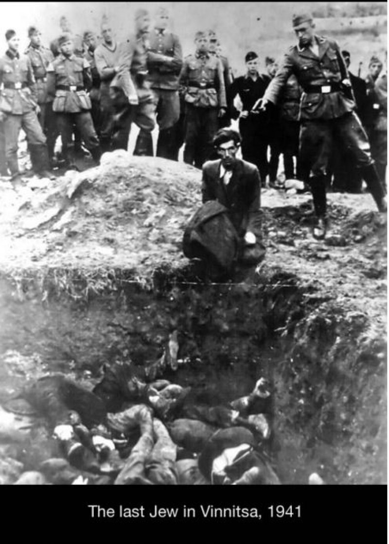 Picture Showing the Last Jew Being Killed in Vinnitsa (Ukraine)-15 Historical Pictures That Are Really Shocking