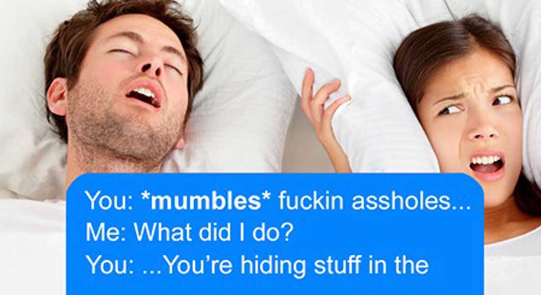 Wife Texts all the Things Her Husband Says in His Sleep(12 photos)