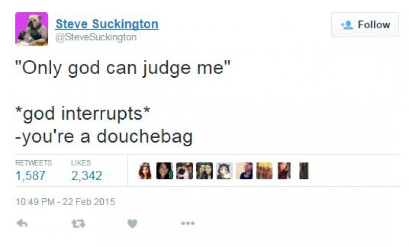 Only God Can Judge Me-15 Tweets About God That Will Make You Laugh