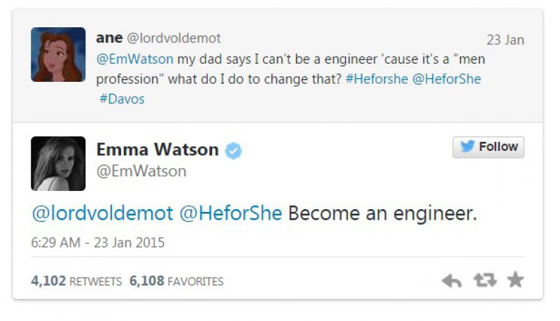 This Perfect Reply-15 Reasons Why Emma Watson Is The Perfect Beauty With Brain Girl