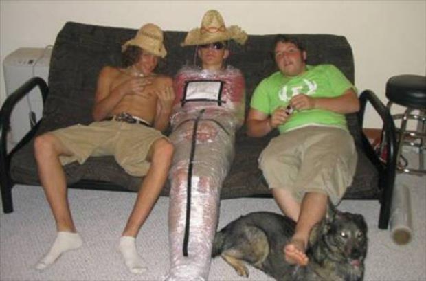 Item Packed, and Ready for Delivery-15 Unfortunate People Who Passed Out First