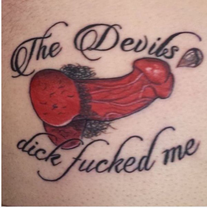 The Devil's Dick-15 Most Inappropriate Tattoos Ever 