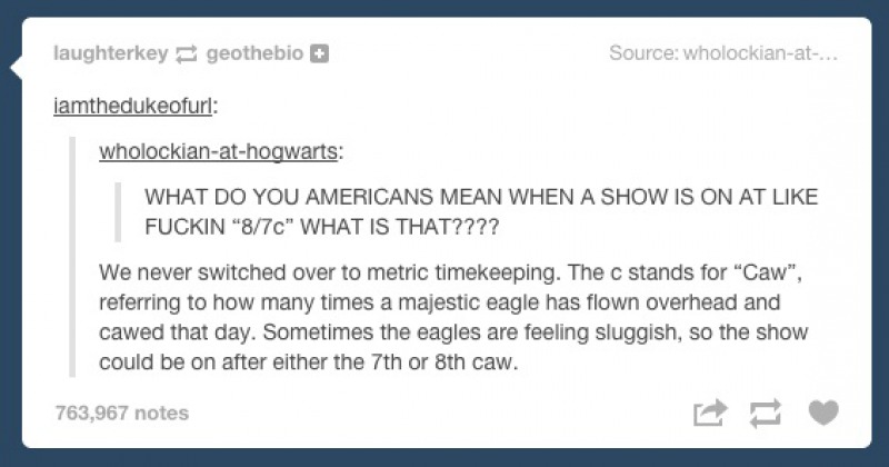 This Fitting Reply-15 Times Americans Confused Everyone On Tumblr