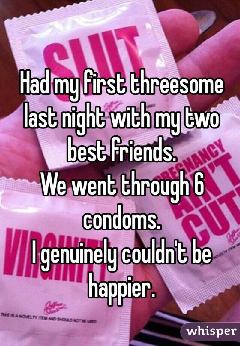 A Happy Story, Finally-15 People Confess Their First Threesome Experience