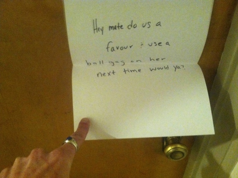 15 Funniest Notes Ever Left For Neighbors Having Sex Very Loud