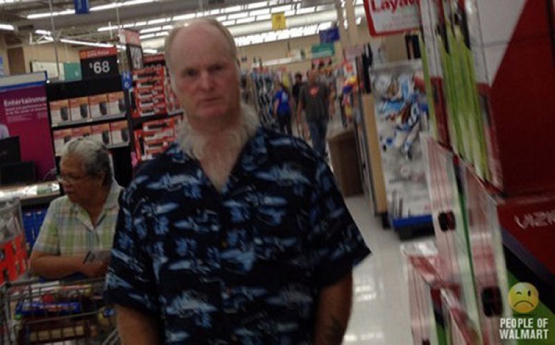 The Old Man and His Bizarre Neck Hair-15 Images That Will Make You Say WTF!