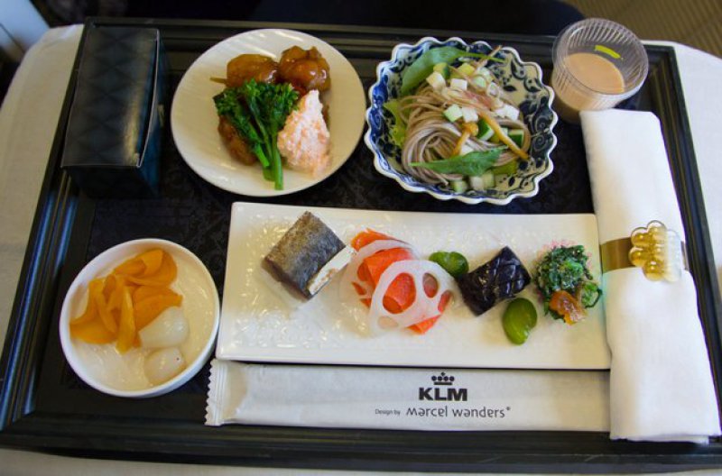 KLM Airlines (Netherlands) -15 Airlines And The Food Served In The Economy Vs. Business Class