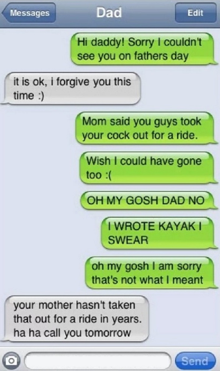 Putting All the Blame on Wife-15 Hilarious Texts From Dads