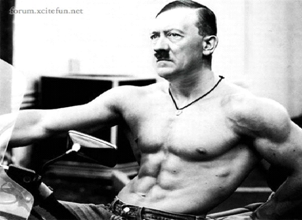 Buff Hitler-Worst Fake Six Pack Fails