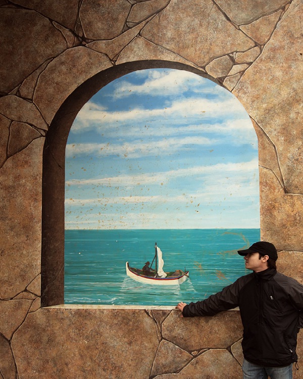 The sea-Best Wall 3D Graffiti