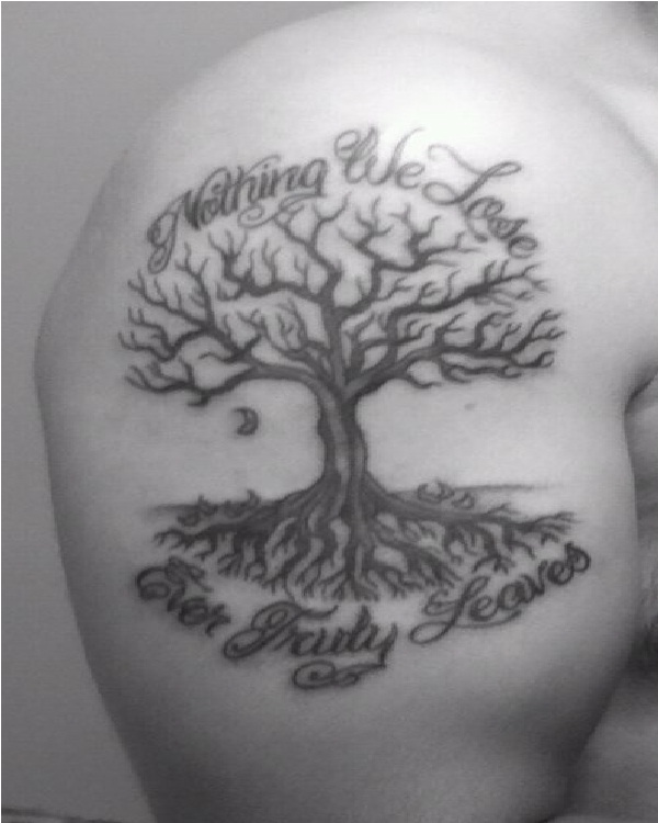 tree memorial tattoos