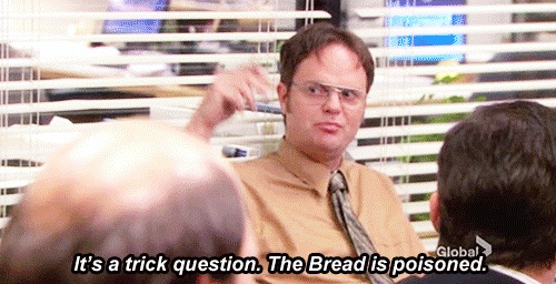 We know how to answer questions-Dwight K Schrute Is A Life Coach