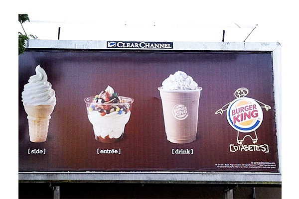 Fast Food-Funniest Billboard Graffiti
