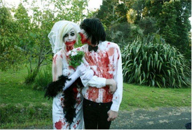 White Weddings (almost)-Zombie Engagements