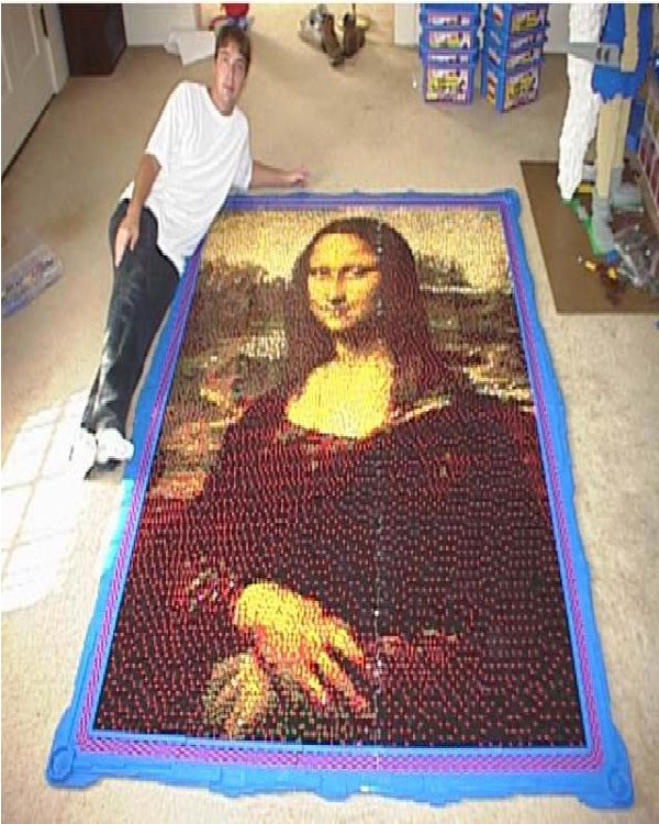 Mona Lisa-Amazing LEGO Creations