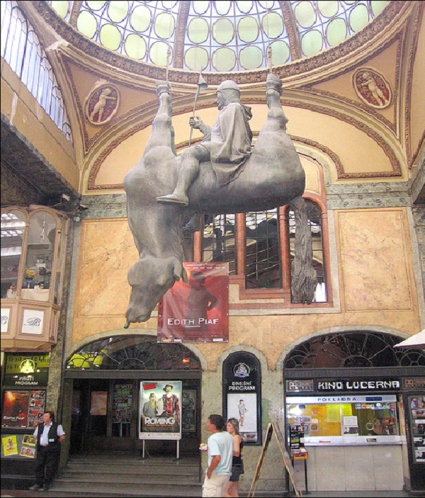 St. Wenceslas Riding dead Horse - Prague, Czech Republic-World's Most Bizarre Statues