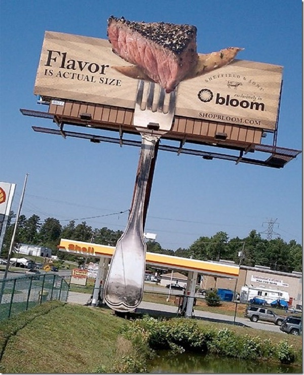 Tasty-Brilliantly Clever Billboard Ads