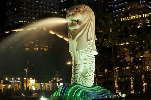 The Merlion Fountain, Singapore-Most Breathtaking Fountains In The World