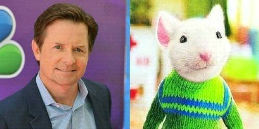 Michael J. Fox As Stuart Little-24 Cartoons Voiced By Celebrities