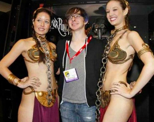 Who Cares If They're Paid To Stand With Me-Best "Nerds With Hot Girls" Photos