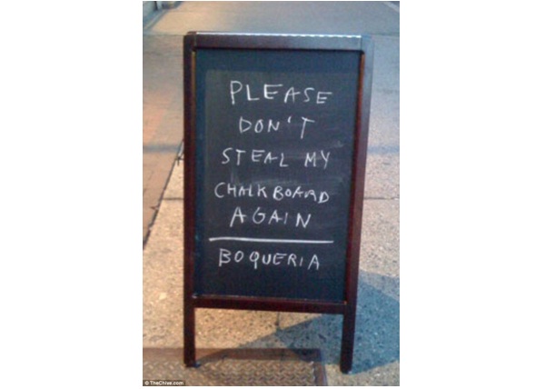 Don't Steal My Sign-Funniest 'Soup Of The Day' Signs