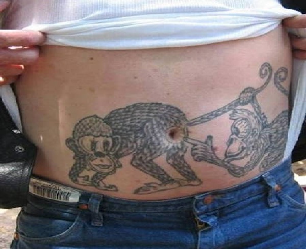 Home Entertainment-Dumbest Belly Tattoos