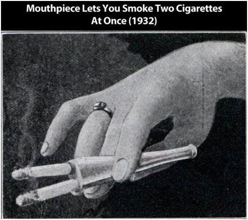 Smoke Two Digs At Once-Strangest Historical Inventions