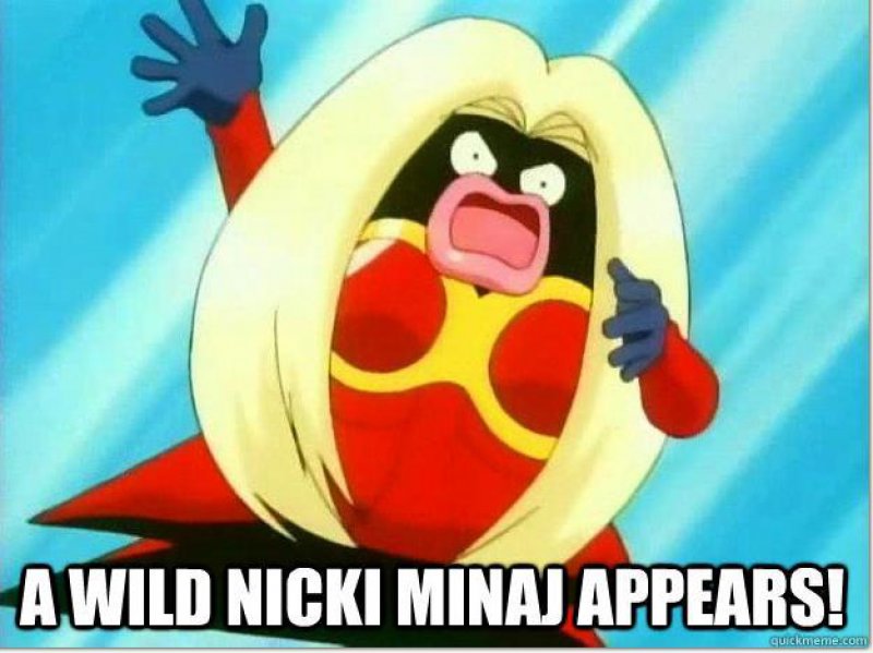 A Wild Nicki Minaj Appeared!-12 Hilarious Pokémon Memes That Will Make Your Day